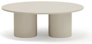 Krémovobiely konferenčný stolík 110x111 cm Totem – Teulat