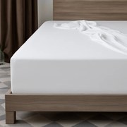 Prestieradlo Jersey Biela 200x220 cm – 130 g/m², 100 % bavlna