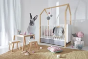 PROXIMA.store - Detská posteľ v tvare domčeka PINETTE so šuflíkom - 70x140