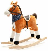 Baby Mix Hojdací koník s melódiou a šatkou Zeus,68 x 55 cm