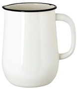 Biely smaltovaný džbán Emil´s Enamel Offwhite - Ø 14,5*20 cm / 2,5L