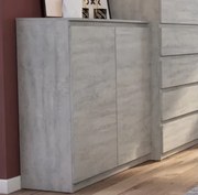 Skrinka Carlos 80 cm, šedý beton%