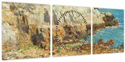 Obraz - Childe Hassam, A North East Headland, reprodukcia (s hodinami) (90x30 cm)