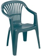 Plastová stolička Scilla zelená