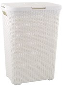 Svetlokrémový kôš na bielizeň Curver Hamper, 60 l