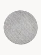 Okrúhly ručne tkaný koberec z viskózy Jane