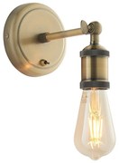 Endon 97245 - Nástenné bodové svietidlo HAL 1xE27/10W/230V mosadz