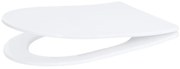 Gamma Magro, toaletné WC sedátko 438x361mm z duroplastu s pomalým zatváraním, biela, GMA-MAGRO
