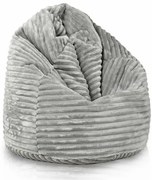Sedací vak Bag Sako XL stripe - svetlo sivá