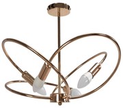 Toolight Toolight, stropné svietidlo 4xE27 APP1092-4C, ružové zlato, OSW-04408