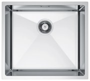 Erga HD, 1-komorový oceľový drez 490x440x210 mm, oceľová, ERG-MLS-HD4944