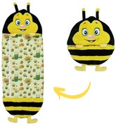 Detský spací vak, vankúš a plyšová hračka 3v1 - VČIELKA