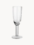 Ručne fúkané poháre na sekt Hammered, 4 ks