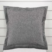 Biante Dekoračná obliečka na vankúš s lemom BKT-551 Sivá režná 30 x 50 cm