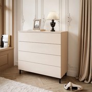 KOMODA MARION 95 cm KAŠMÍR PUSH ČIERNE NOŽIČKY