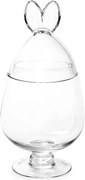 Podnos PRATA so skleneným vekom v tvare zajačích uší 845050