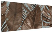 Obraz - Palmové listy, Aquarel (120x50 cm)