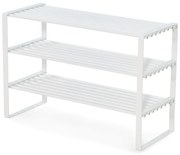 Biela kovová skrinka na topánky 70x49x29 cm Rex – Spinder Design