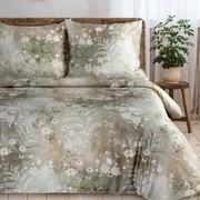 MAKOSATÉNOVÉ OBLIEČKY REINA43 160X200 CM, 2 KS 70X80 CM KVETY