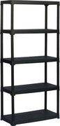 ARTPLAST Tempo T80-5 Regál s 5 policami, šírka 80 cm