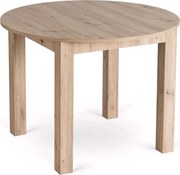 HARRY Rozkladací stôl 102-142 cm, dub Artisan