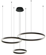 Závesné LED svietidlo Gravity, 3x LED 108w, 4000k, b