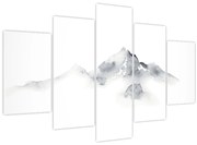 Obraz - Atramentová maľba hôr (150x105 cm)