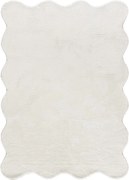 Biely prateľný koberec 160x230 cm Mellow – Universal