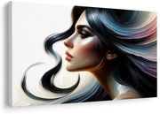 Obraz žena s veternými vlasmi