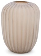 Béžová sklenená váza (výška 27 cm) Lumia – Kave Home