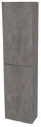 Mereo Aira, kúpeľňová skrinka 170 cm vysoká, pravé otváranie, Multidecor, Betón tmavosivý, MER-CN794PNBET2