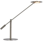 Lucide 19666/09/12 - LED Stmievateľná stolná lampa ANSELMO LED/9W/230V chróm