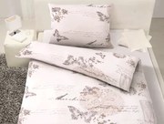 Obliečky Fleur, bavlna ranforce, motív motýľov%