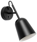 FARO 28257 - Nástenná lampa STUDIO 1xE14/8W/230V čierna
