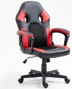 Kreslo Pre Hráča Toledo čierno/červená