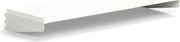 Polica RELY, laminát, 900x300 mm, biela