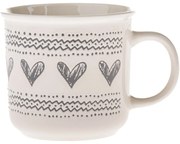 Keramický hrnček Srdiečka III, 450 ml