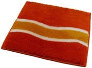ROUTNER Kúpeľňová predložka LAVELLO Oranžová 10405 - Oranžová / 50 x 50 cm 10405