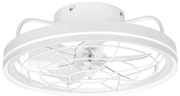 Aigostar - LED Stmievateľný stropný ventilátor LED/40W/230V 2700-6500K + DO biela