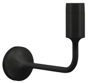 Čierne kovové nástenné svietidlo bez tienidla Santé – UMAGE