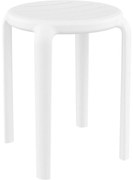 TOM 45 záhradná stolička white
