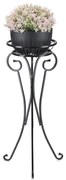 Stojan na kvety 74x34 cm čierna