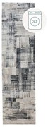 Sivý prateľný behúň 60x230 cm Silas Abstract – Flair Rugs