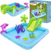 BESTWAY Detský bazén Bestway, detské ihrisko, akvárium + šmykľavka 53052