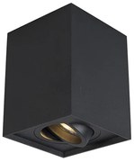 Inteligentný reflektor čierny nastaviteľný vrátane WiFi GU10 - Quadro Up