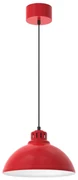 Luminex Luster na lanku SVEN 1xE27/15W/230V červená LU9225