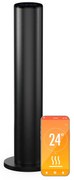 SmartFlow Tower infračervený sálavý ohrievač, 700 W, 360° distribúcia tepla, WLAN-ovládanie
