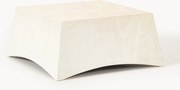 Konferenčný stolík v travertínovom vzhľade do interiéru/exteriéru Mohi, Š 80 cm