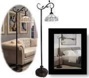 Lampa podlahová Tiffany Clayre & Eef 5LL-6245 25*36*152 ANTIK