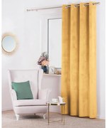 Záves VELVET 140x260 horčicová